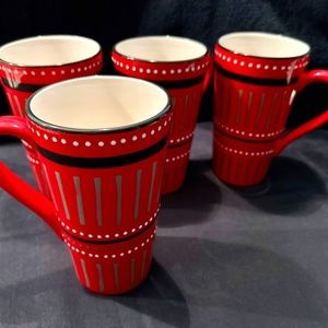 NEW MUGS, SET OF 4, LARGE CAPACITY, FOOD NETWORK